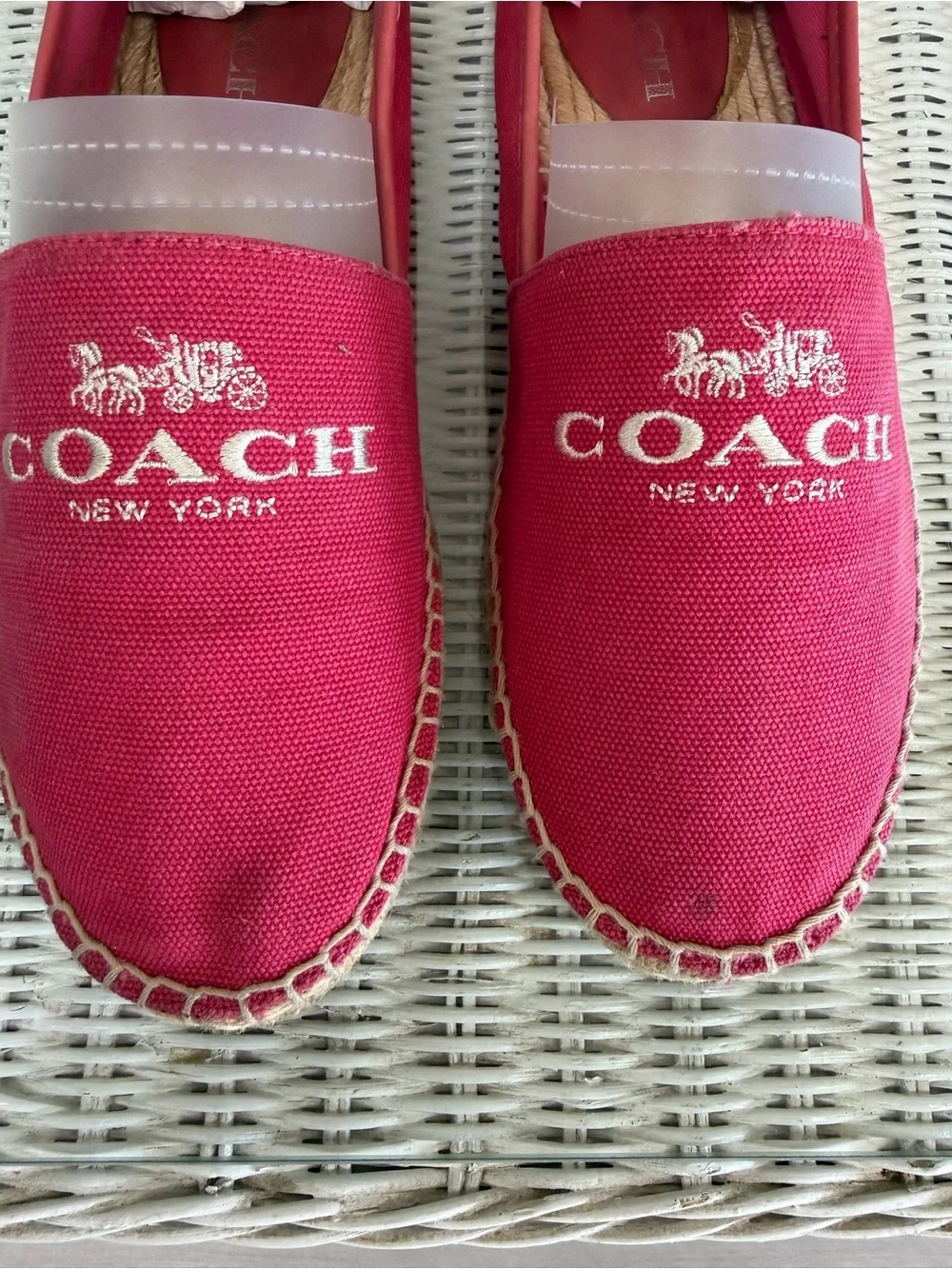 COACH Rhoda Canvas Espadrille Slip-On Shoes